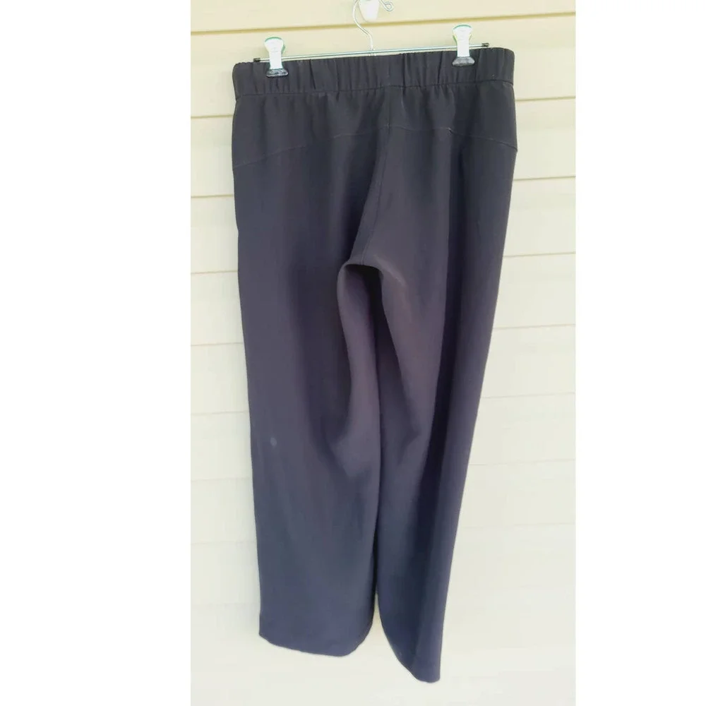 Lululemon Athletica Dream Om‎ High Rise Wide Leg Crop Pants Est Size 8